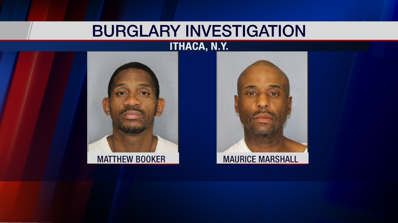 Two Men Arrested Following A Burglary Investigation In Ithaca - WENY News