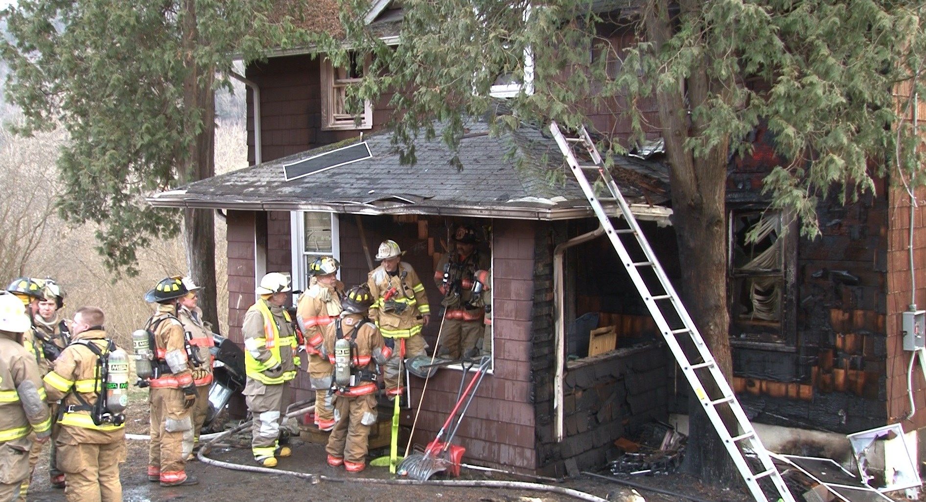 Home destroyed in Wellsburg fire WENY News