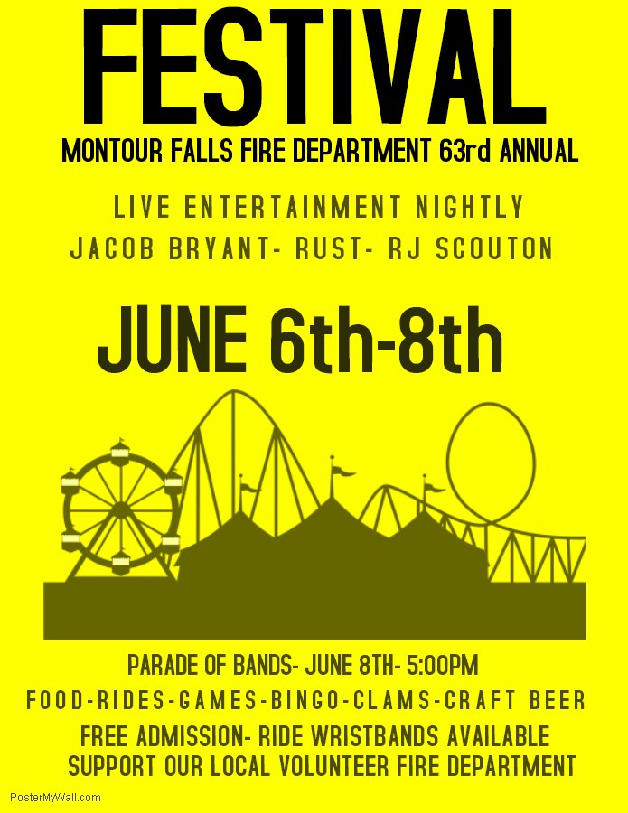 Montour Falls VFD holding 63rd Annual Fireman's Carnival WENY News