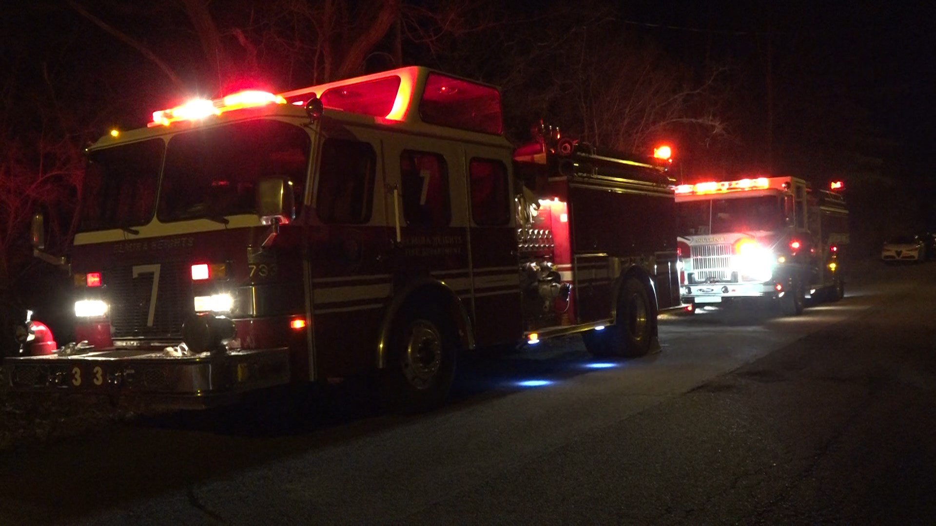 Crews battle house fire in West Elmira - WENY News