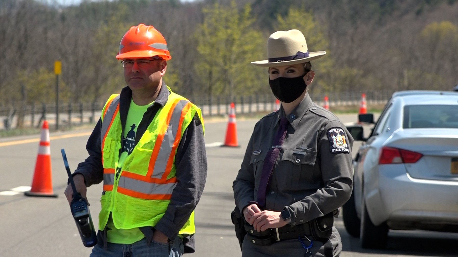 police hard hat