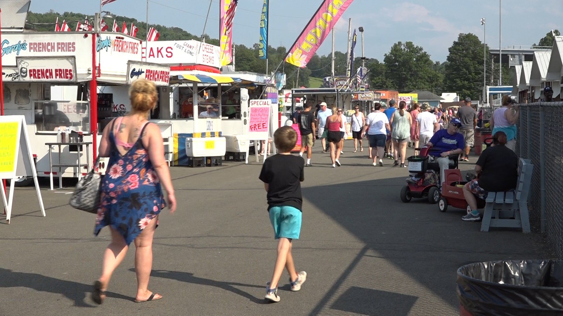 Hundreds of people return to the Troy Fair after it was canceled last