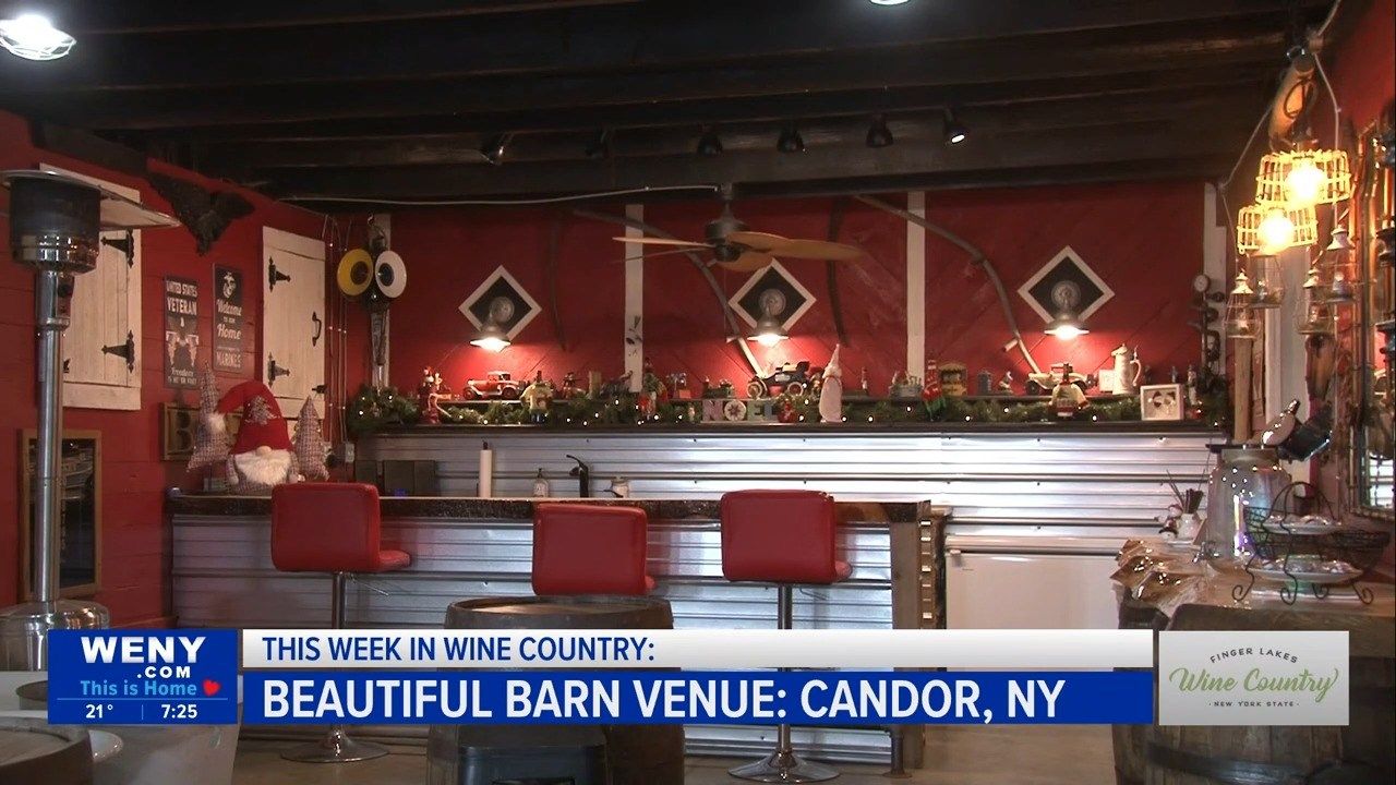 Weekend in Wine Country Beautiful Barn Venue in Candor WENY News
