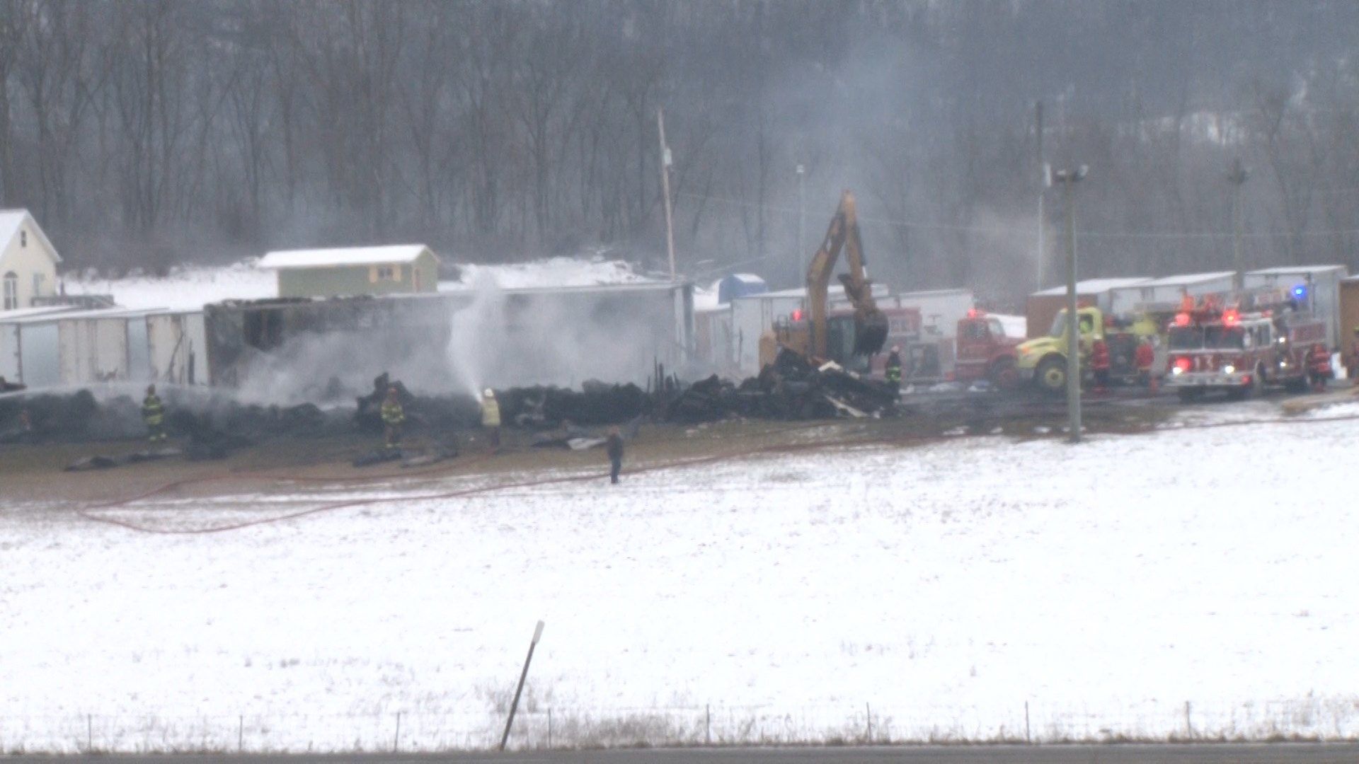 Updated Massive fire at TireLand USA destroys storage facility WENY