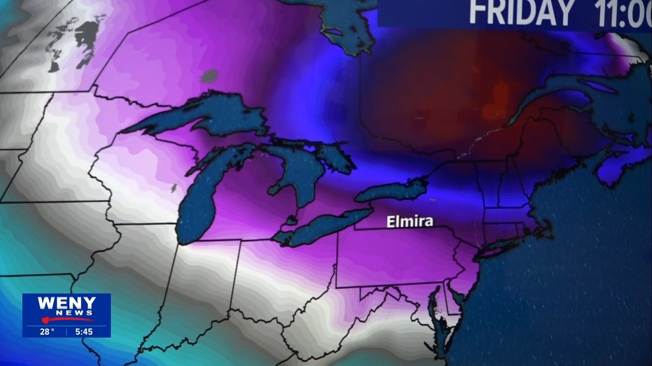 Arctic Blast To Hit Our Area Late Week - WENY News