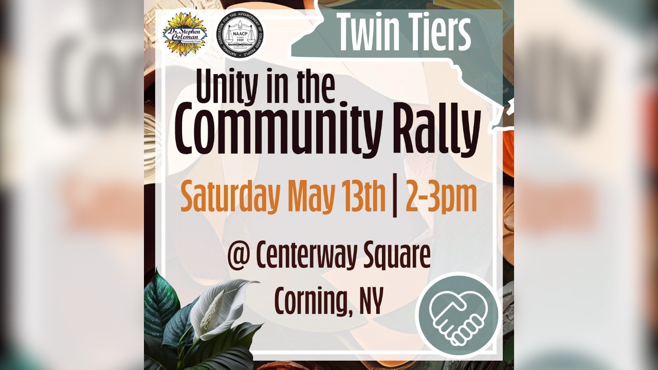 Unity in the Community Rally to Take Place in Corning on May 13t