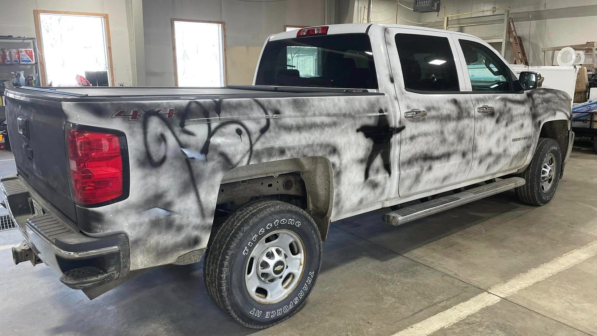 Bath Police arrest man for the theft and destruction of pickup truck