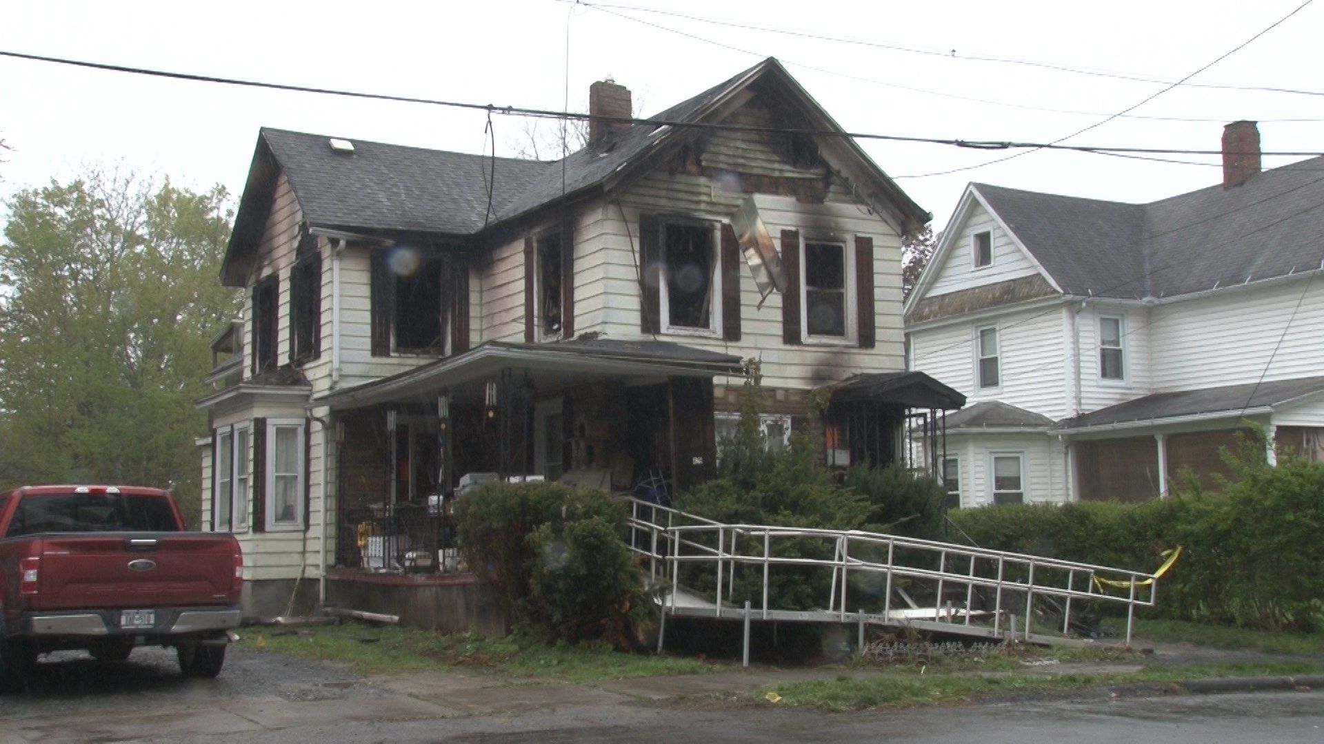 Early morning house fire in Elmira sends one to the hospital WENY News