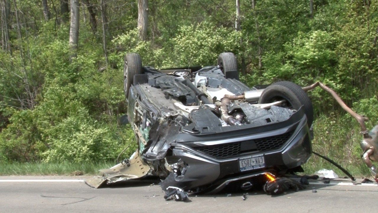 Three Car Accident in Erwin; Caused One Car to Rollover WENY News