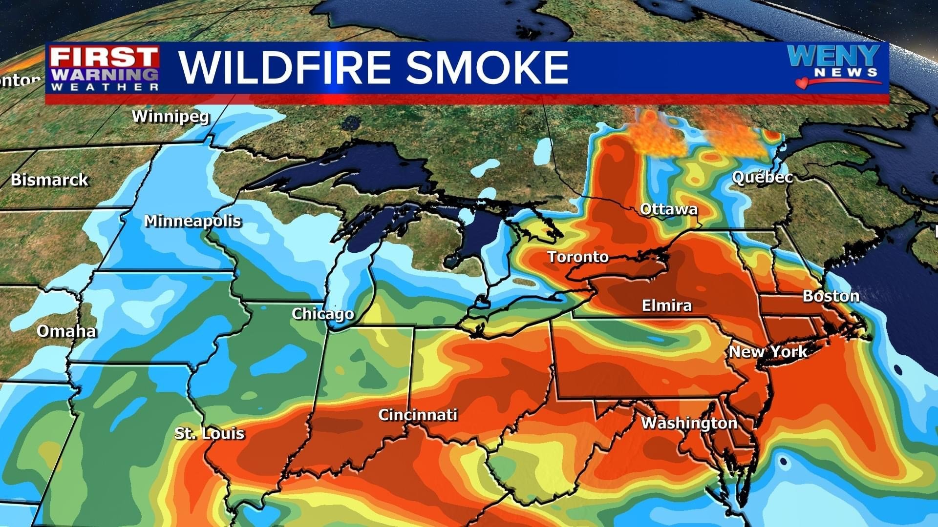 Canadian Wildfires Air Quality