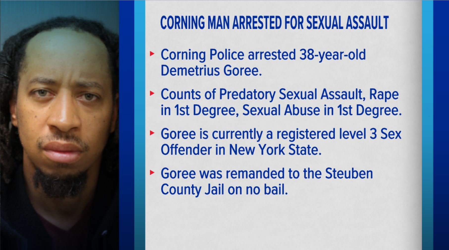 Corning Man Arrested For Sexual Assault Weny News