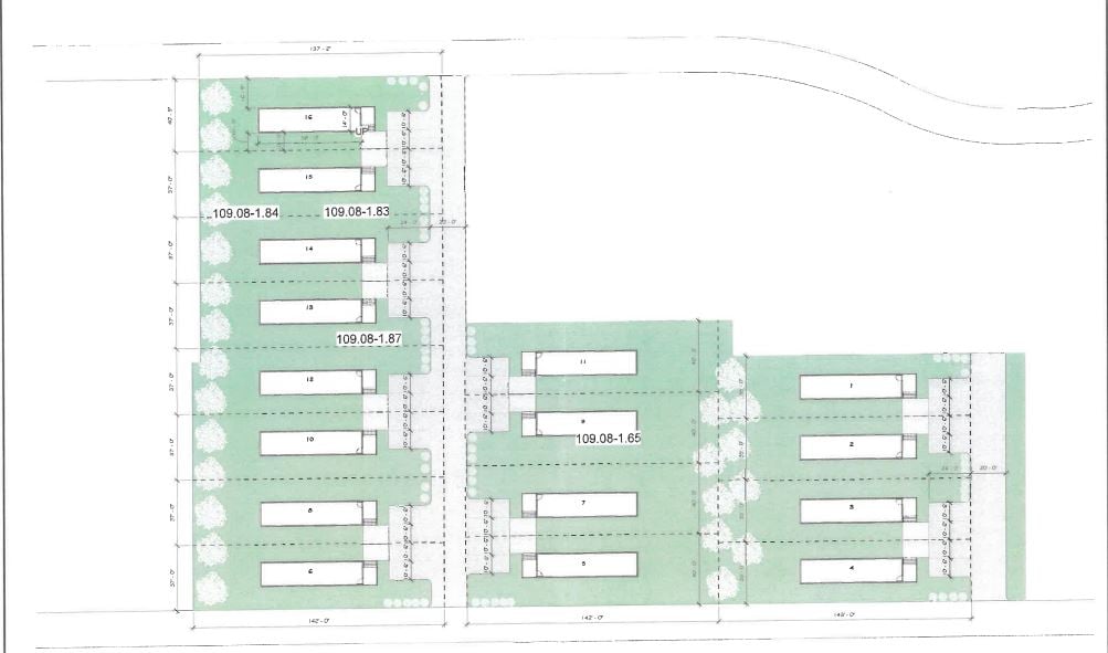 Cherry Lane Park blue print