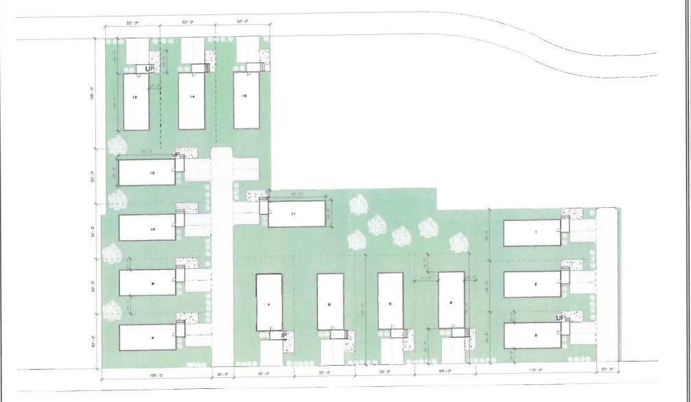 Cherry Lane Park proposed blueprint