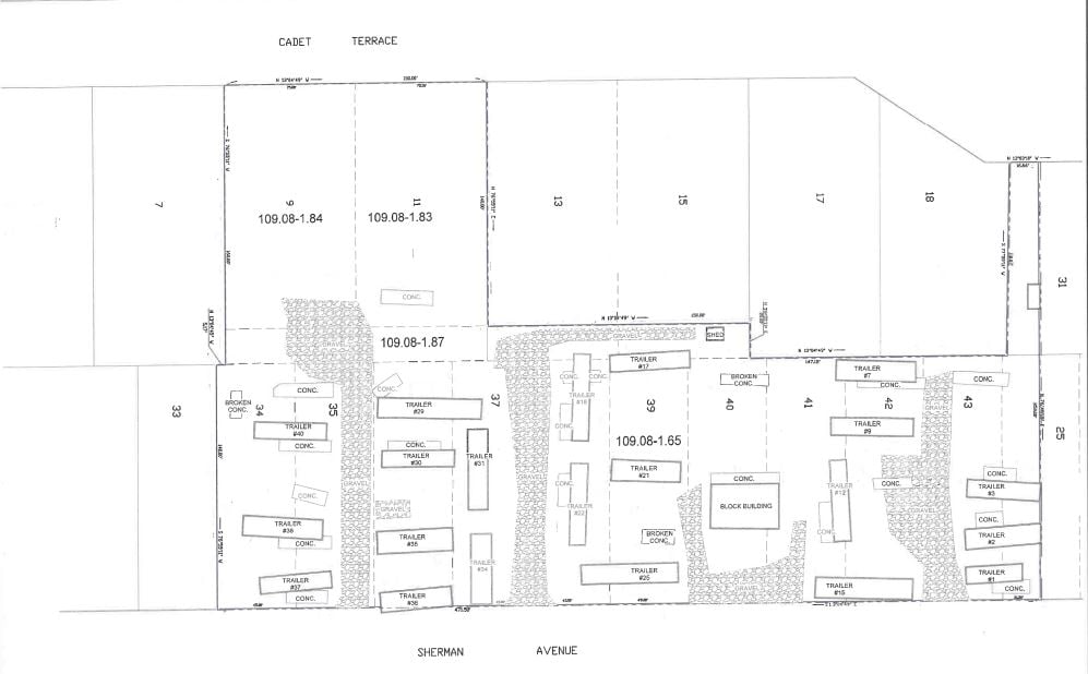 Existing Cherry Lane Park layout