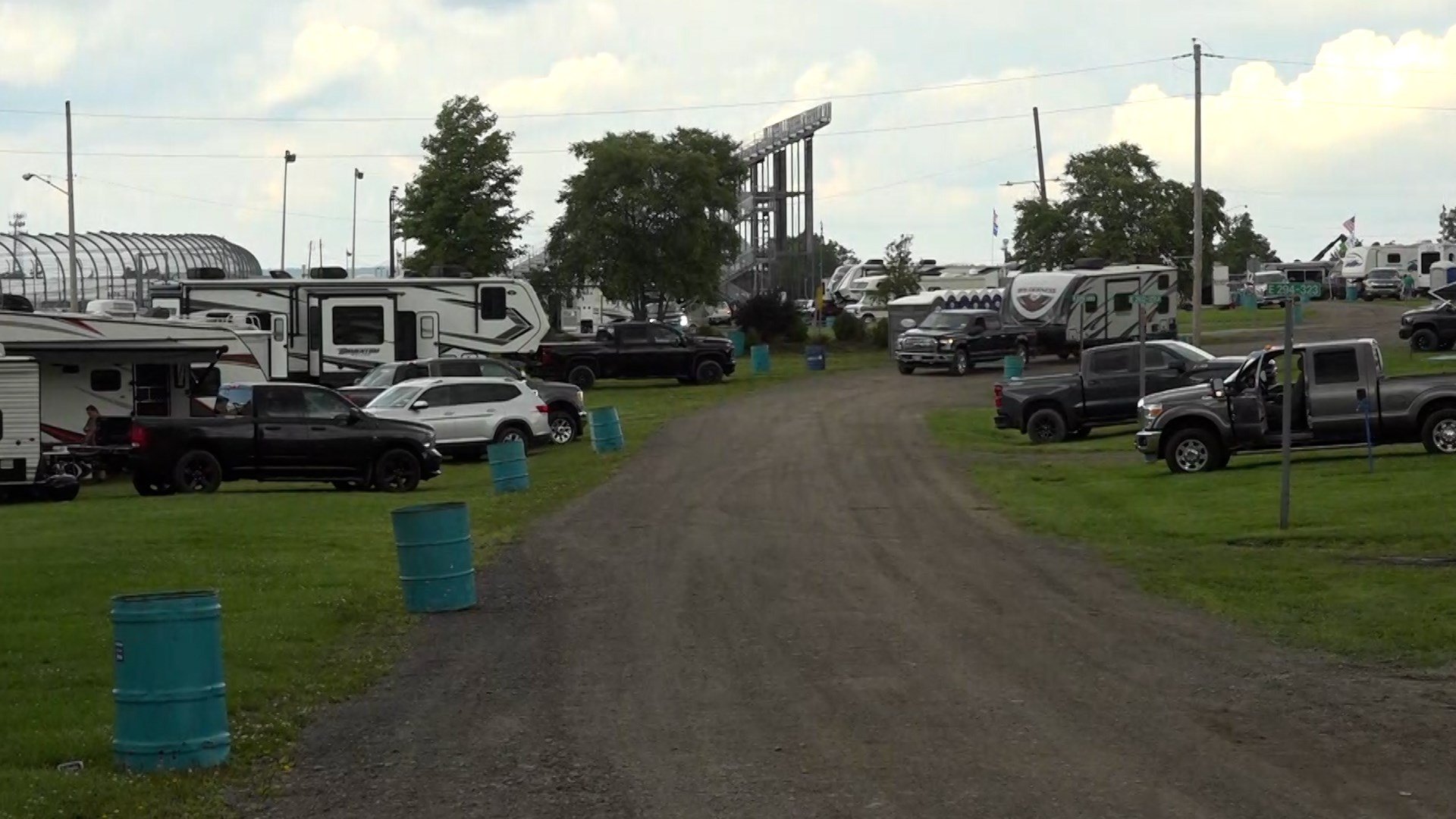 Campers arrive at Watkins Glen International for NASCAR week WENY News