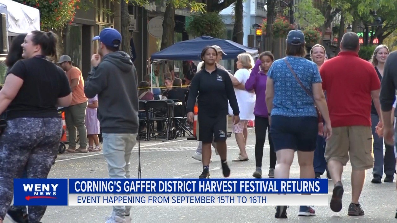 The Harvest Festival returns to Corning's Gaffer District, other events