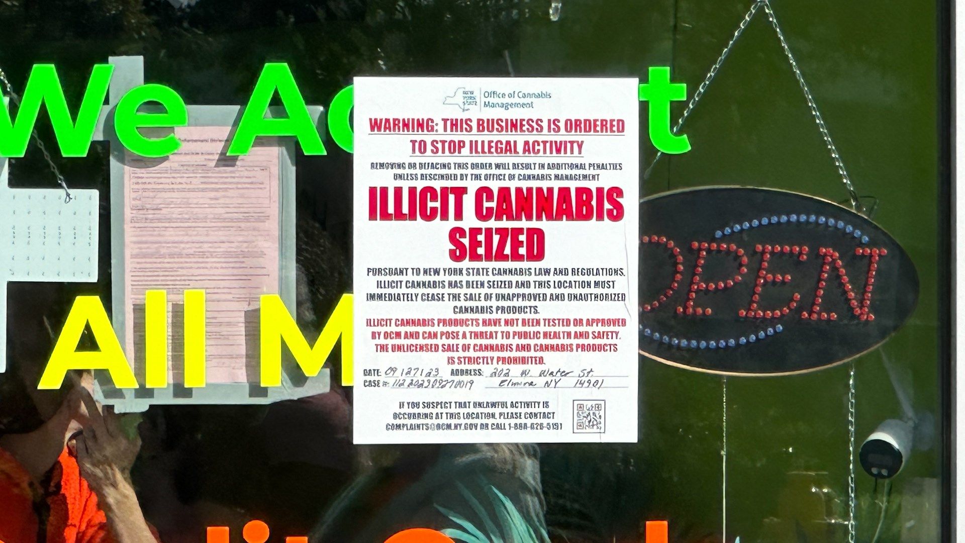 Two 420 Novelties sticker stores raided in Elmira WENY News