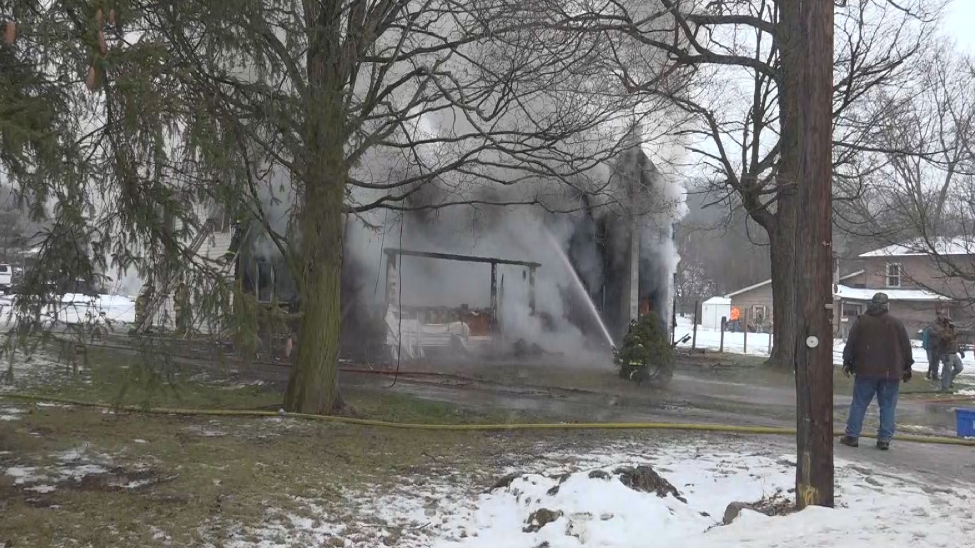 Fire Crews Battle House Fire in Lindley WENY News