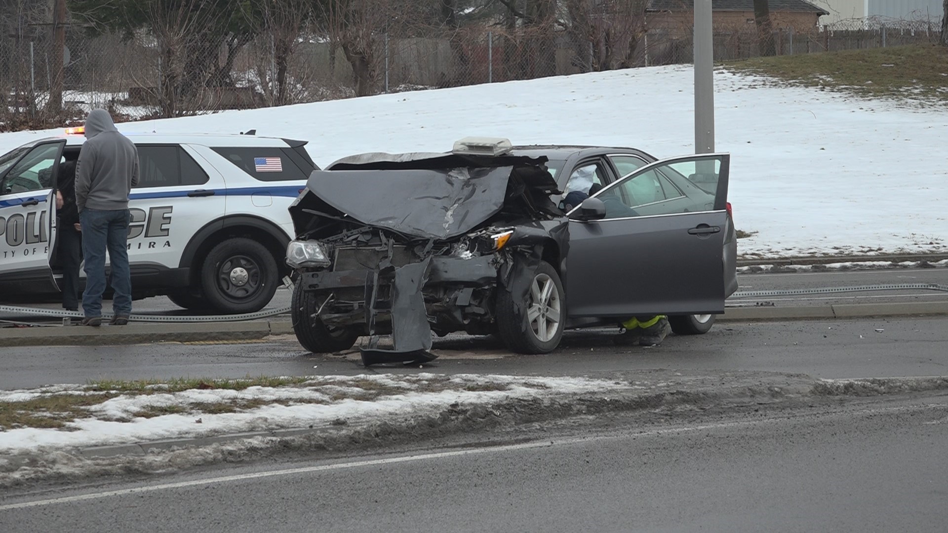 Two Injured in Multi-Car Crash in Elmira - WENY News