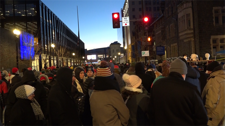 Supporters of 47th President Line Up Early at Capital One Arena to