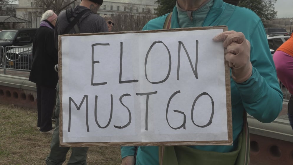 DOGE Caucus Unveils Initial Priorities in Spending Cuts, Protesters